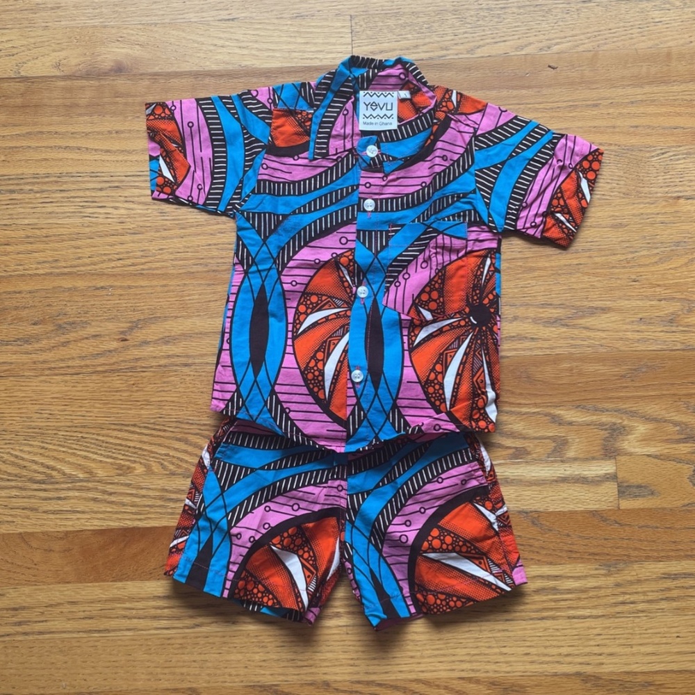 YEVU - African Print - Matching Set - Bold Fun Design